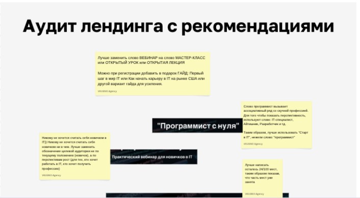 Сделали стратегию лидогенерации и провели аудит лендингов
