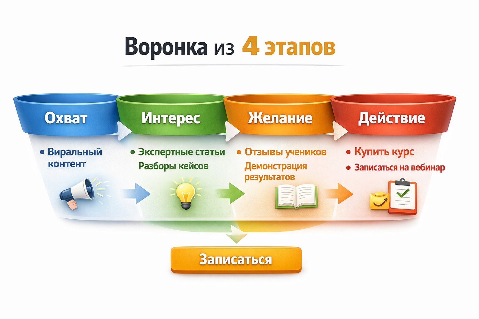 контентная воронка в блоге контентная воронка этапы