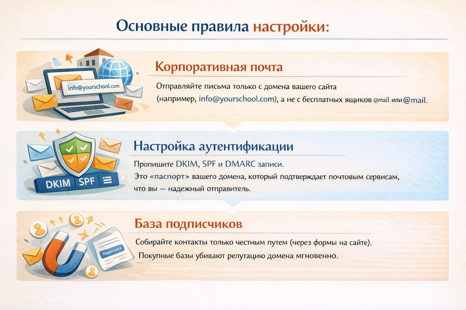 email рассылка как сделать правильно